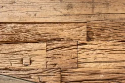 Massiver Esstisch BARRACUDA 180cm Teakholz inkl. Glasplatte mit X-Gestell