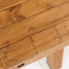 Massiver Esstisch FINCA 300-400cm vintage braun verlängerbar recyceltes Pinienholz