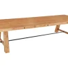 Massiver Esstisch FINCA 400cm vintage braun recyceltes Pinienholz
