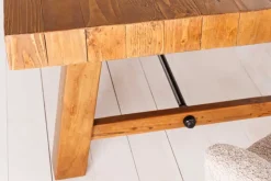 Massiver Esstisch FINCA 400cm vintage braun recyceltes Pinienholz