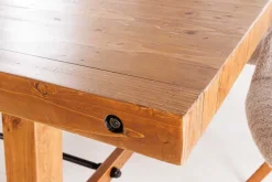 Massiver Esstisch FINCA 300cm vintage braun recyceltes Pinienholz