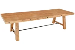 Massiver Esstisch FINCA 300cm vintage braun recyceltes Pinienholz