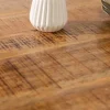 Massiver Esstisch IRON CRAFT 160cm natur Mangoholz Industrial Design schwarz Metall