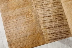 Massiver Esstisch IRON CRAFT 180cm natur Mangoholz Eisen Kufengestell Industrial Design