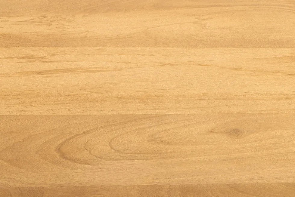 Massiver Esstisch MAKASSAR 160cm natur Mangoholz cream finish lackiert rechteckig