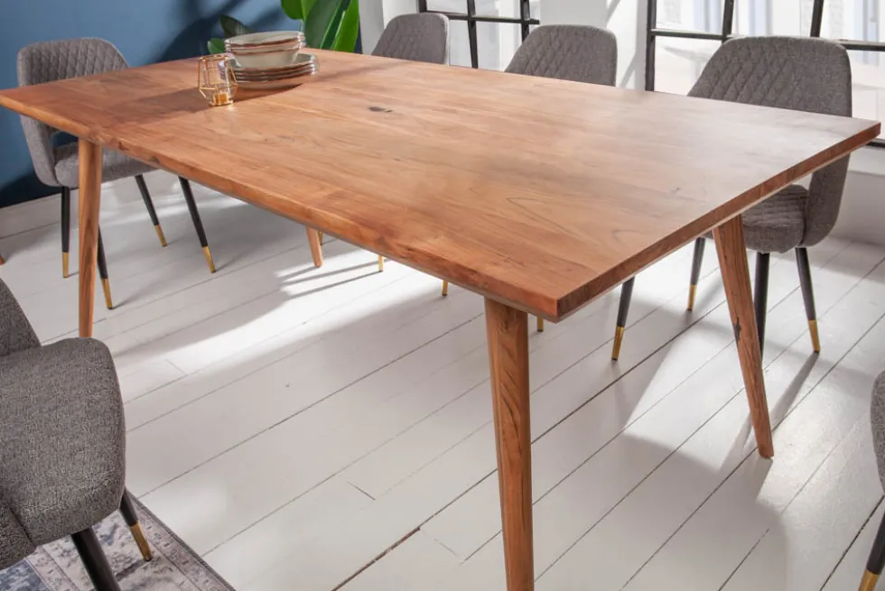 Massiver Esstisch MYSTIC LIVING 200cm Akazie natur Massivholz