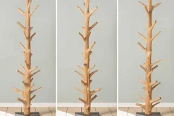 Massiver Garderobenständer TREE NATURE 170cm natur Holz Kleiderständer