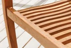 Massiver Gartenstuhl EMPIRE TEAK natur Teakholz stapelbar