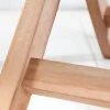 Massiver Gartentisch EMPIRE TEAK 90cm Teakholz rund klappbar Balkontisch Outdoor