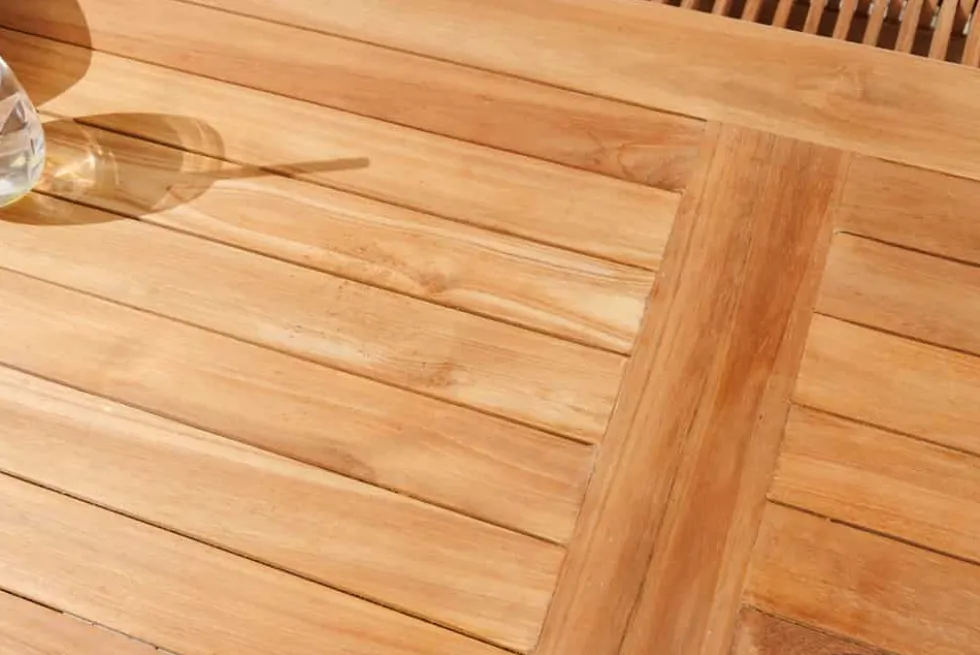 Massiver Gartentisch EMPIRE TEAK 180cm natur Teakholz