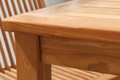 Massiver Gartentisch EMPIRE TEAK 150cm natur Teakholz