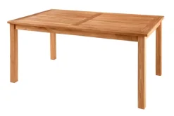 Massiver Gartentisch EMPIRE TEAK 150cm natur Teakholz