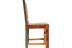 Massiver Holz Stuhl JAKARTA aus recycelten Fischerbooten
