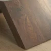 Massiver Monitorständer GATSBY 50cm braun Mangoholz Bildschirmständer Erhöhung