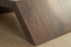 Massiver Monitorständer GATSBY 50cm braun Mangoholz Bildschirmständer Erhöhung
