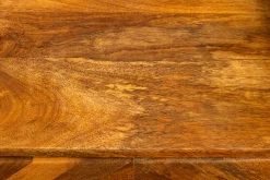Massiver Nachttisch INFINITY 60cm natur Mangoholz mit Fach und Schublade
