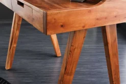 Massiver Sekretär MONSOON 100cm natur Akazienholz Schreibtisch