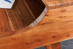 Massiver Sekretär MONSOON 100cm natur Akazienholz Schreibtisch