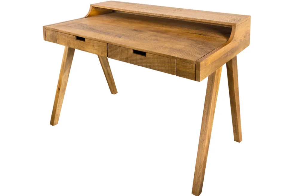 Massiver Sekretär MONSOON 120cm Mangoholz Schreibtisch