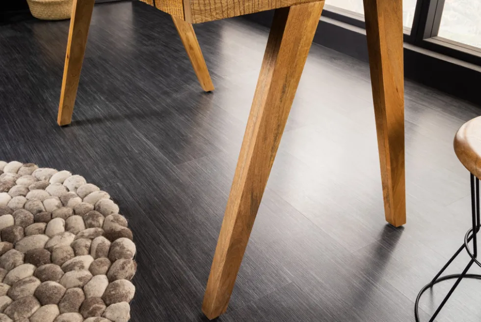 Massiver Sekretär MONSOON 120cm Mangoholz Schreibtisch