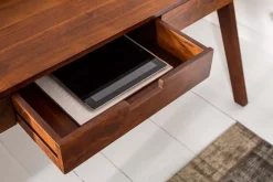Massiver Sekretär MONSOON 120cm Akazie Schreibtisch Markant Finish