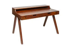 Massiver Sekretär MONSOON 100cm Akazie Schreibtisch Markant Finish