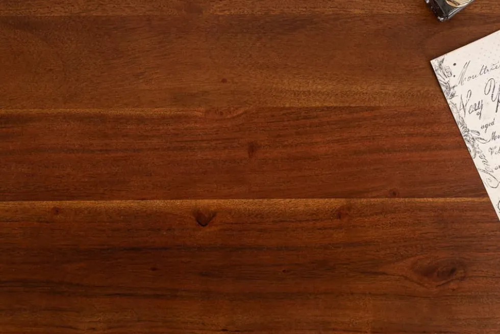 Massiver Sekretär MONSOON 100cm Akazie Schreibtisch Markant Finish