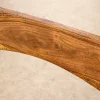 Massiver Stuhl ORGANIC braun Sheeshamholz stone finish handmade