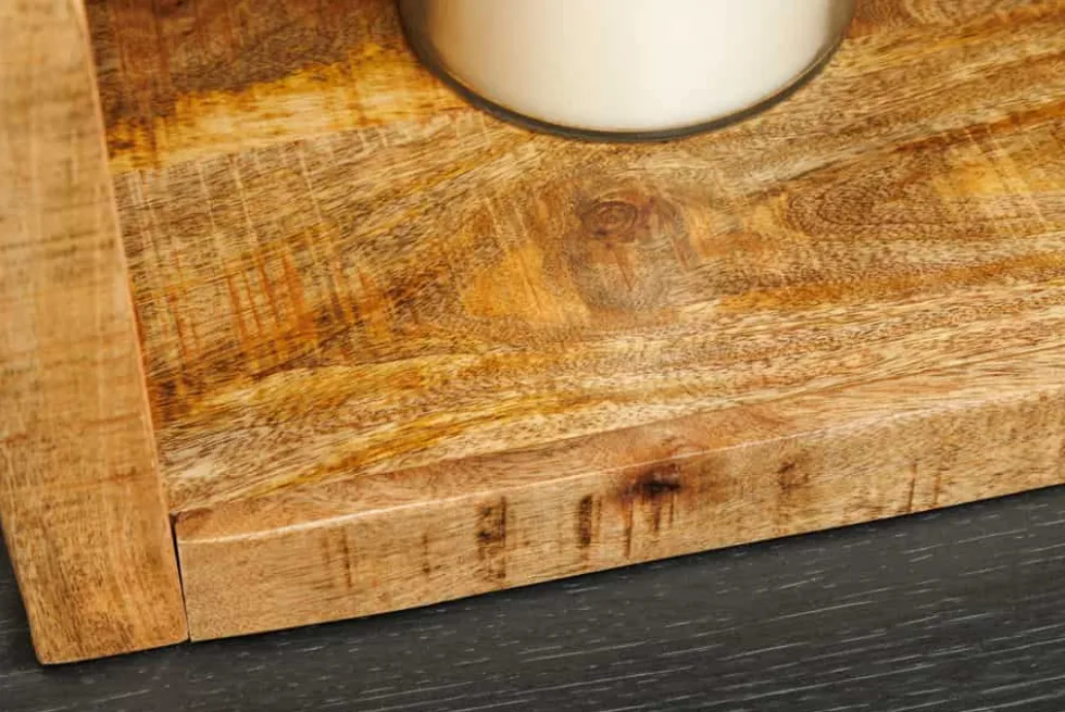 Massives Regal IRON CRAFT 160cm natur Mangoholz Bücherregal sechzehn Fächer