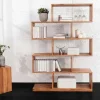 Massives Regal MAKASSAR XL 150cm braun Mangoholz honey finish Bücherregal