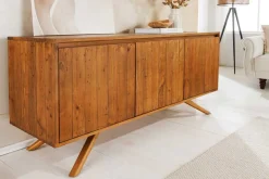Massives Sideboard FINCA 150cm vintage braun recyceltes Pinienholz