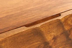Massives Sideboard SCORPION 180cm braun hängend Mangoholz mit 3D Schnitzereien