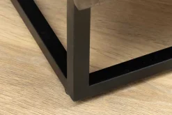Massives Sideboard SNAKE 160cm braun Mangoholz mit 3D Schnitzereien schwarz Schlangen-Design