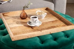 Massives Tablett MAKASSAR 50cm Mangoholz Servierbrett