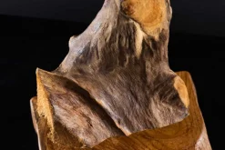 Massives Teakholz Ornament FLAME 30-40cm Treibholz Dekoration