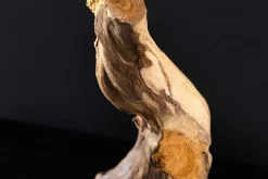 Massives Teakholz Ornament FLAME 30-40cm Treibholz Dekoration