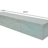 Massives TV-Board SCORPION 160cm türkis Mangoholz hängend Lowboard