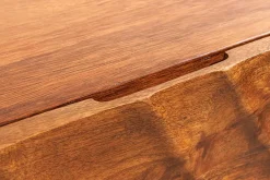 Massives TV-Board SCORPION 200cm braun Mangoholz hängend Lowboard
