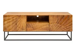 Massives TV-Lowboard SCORPION 160cm Mangoholz aufwendige 3D Schnitzereien