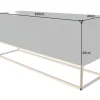 Massives TV-Lowboard SCORPION 160cm schwarz Mangoholz aufwendige 3D Schnitzereien