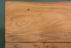 Massivholz Bett AMAZONAS 180x200cm Akazie Baumkante natur Doppelbett