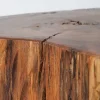 Massivholz Couchtisch GOA 50cm Akazie Baumstamm Hocker Beistelltisch handmade