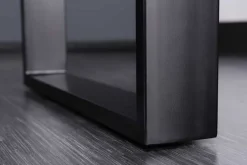 Massivholz Esstisch IRON CRAFT 200cm braun schwarz Sheesham stone finish Industrial