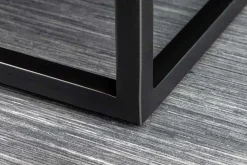 Massivholz Highboard ZEN CIRCLES 120cm dunkelbraun Mangoholz 3D-Design