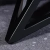 Massivholz Sideboard MOUNTAIN SOUL 175cm weiß schwarz Akazie echter Naturstein