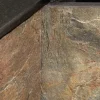 Massivholz Sideboard MOUNTAIN SOUL 175cm grau grün Naturstein Akazie schwarz