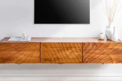 Massivholz TV-Bank SCORPION 160cm braun Mango Lowboard Hängeschrank