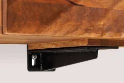 Massivholz TV-Bank SCORPION 160cm braun Mango Lowboard Hängeschrank