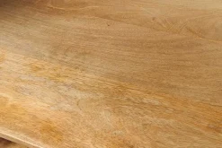 Massivholz Weinregal SEVEN SEAS 180cm weiß natur Mango Flaschenregal
