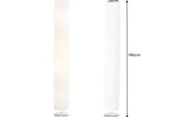 Modern Design Stehlampe SALONE 195cm weiß Stehleuchte